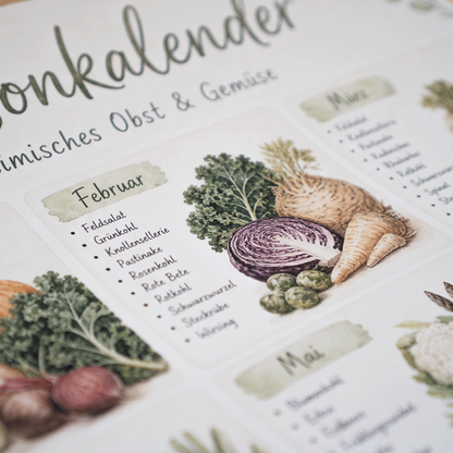 Saisonkalender (DIN A3)
